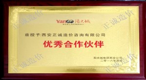 陽光城集團-優(yōu)秀合作伙伴