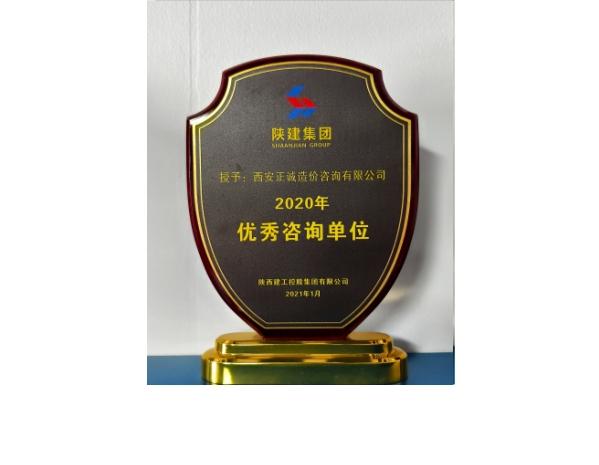 陜建集團-2020年優(yōu)秀咨詢單位