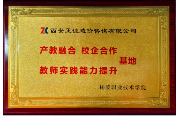 楊凌職業(yè)技術學院-產教融合 校企合作  教師時間能力提升基地